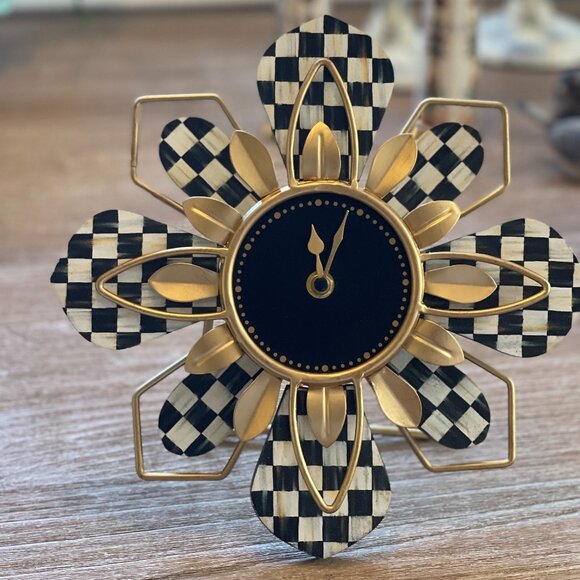 MacKenzie-Childs Blooming Desk / Mantle Clock-NEW - Picture 13 of 16